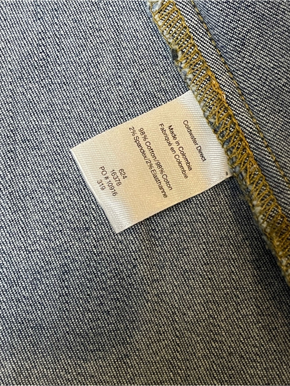 Coldwater Creek,Peblum,Stretch Denim Jacket,Sz 1X Medium Wash,Casual FeminineNWT - Picture 6 of 13